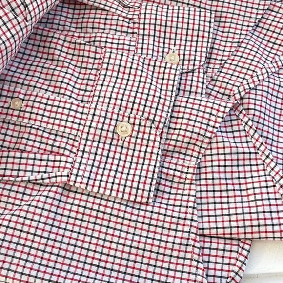 Chaps Check Plaid Men’s Long Sleeve Button Down Shirt Size Medium - Picture 2 of 7